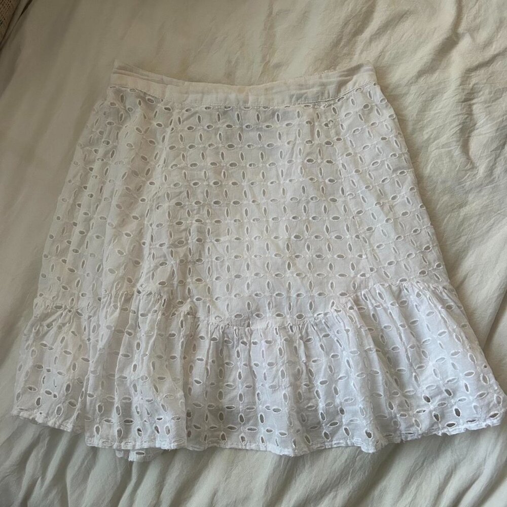 Free People Women's White Skirt